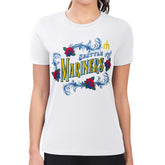 Seattle Mariners G-III 4Her by Carl Banks Women's Super-Slim Fit Lightweight Retro Roses T-Shirt Online