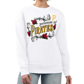 Pittsburgh Pirates G-III 4Her by Carl Banks Women's Retro Roses Fleece Pullover Sweatshirt for sale