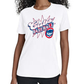 Chicago Cubs Starter Women's Drive-In T-Shirt discount