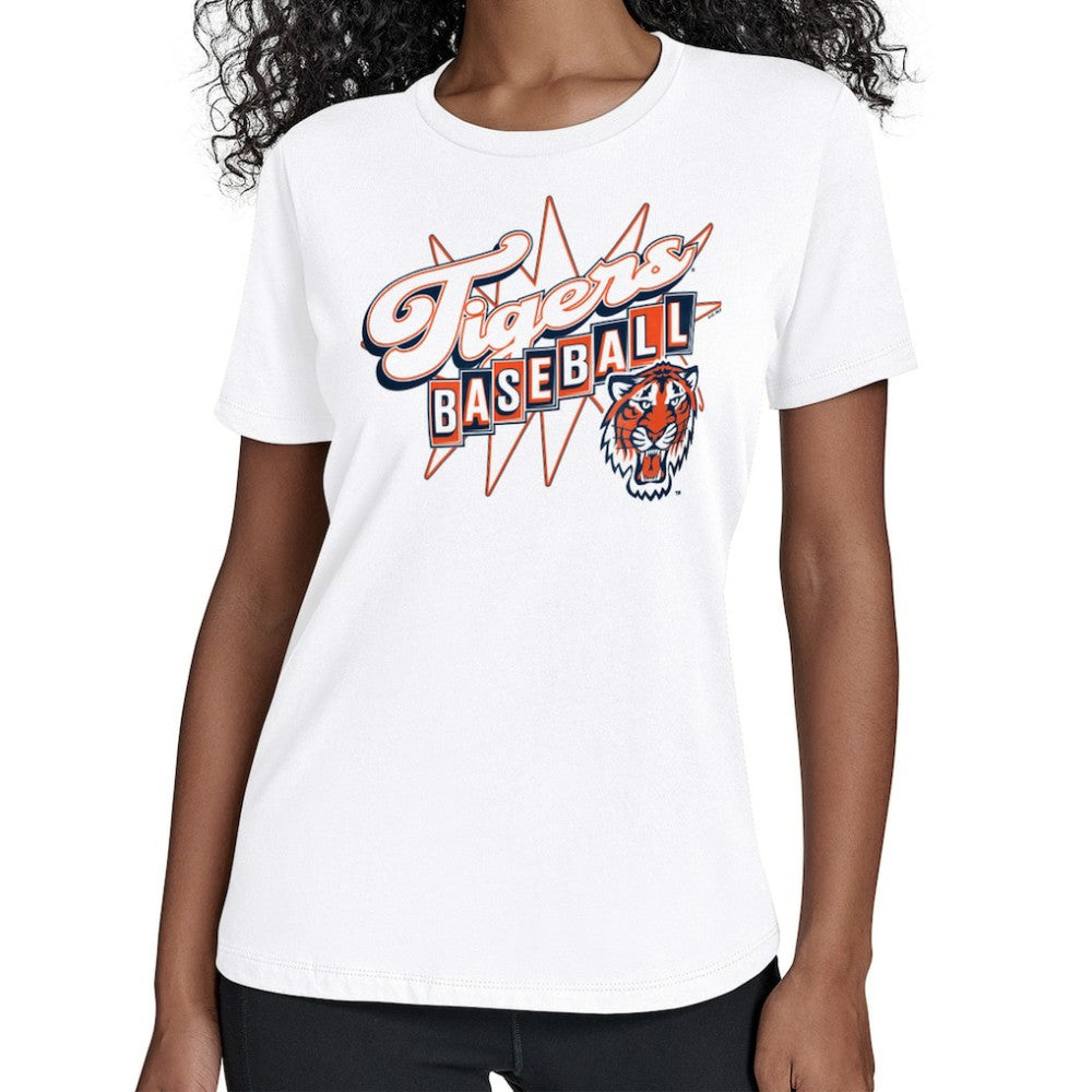 Detroit Tigers Starter Women's Drive-In T-Shirt On Sale