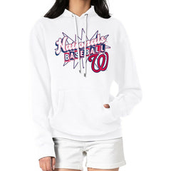 Washington Nationals Starter Women's Drive-In Pullover Hoodie Clearance