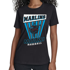Miami Marlins Starter Women's Poster Print T-Shirt discount
