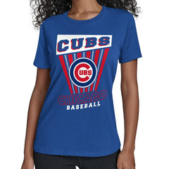 Chicago Cubs Starter Women's Poster Print T-Shirt Online