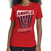 Los Angeles Angels Starter Women's Poster Print T-Shirt On Sale