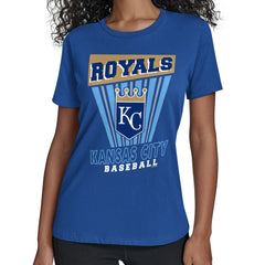 Kansas City Royals Starter Women's Poster Print T-Shirt Lifestyle