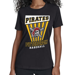 Pittsburgh Pirates Starter Women's Poster Print T-Shirt Clearance