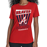Atlanta Braves Starter Women's Poster Print T-Shirt Clearance