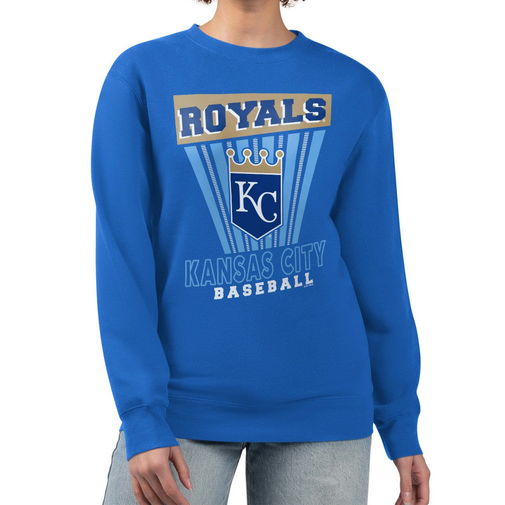 Kansas City Royals Starter Women's Poster Print Pullover Sweatshirt Near Me