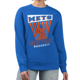 New York Mets Starter Women's Poster Print Pullover Sweatshirt Online