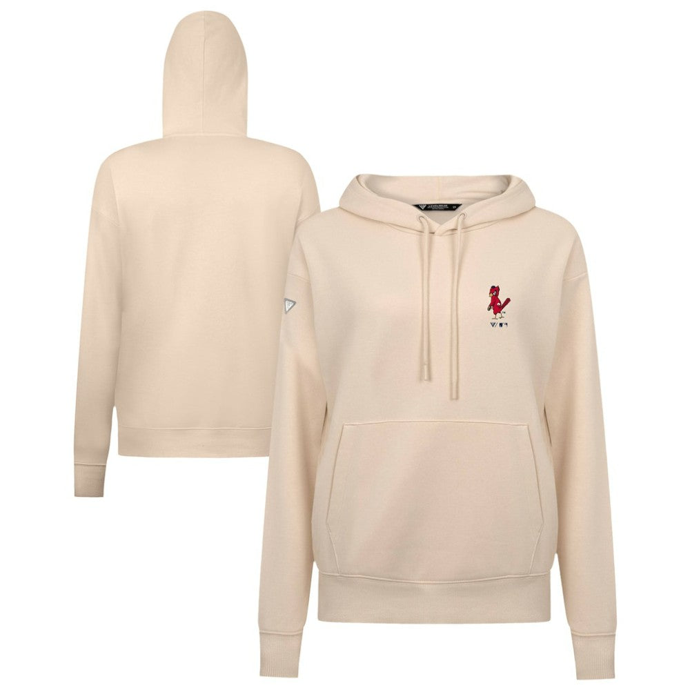 St. Louis Cardinals Levelwear Women's Cooperstown Collection Adorn Core Logo Pullover Hoodie Lifestyle