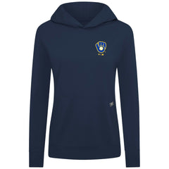 Milwaukee Brewers Levelwear Women's Cooperstown Collection Relay Core Logo Pullover Hoodie for sale