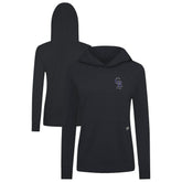 Colorado Rockies Levelwear Women's Cooperstown Collection Relay Core Logo Pullover Hoodie Sale