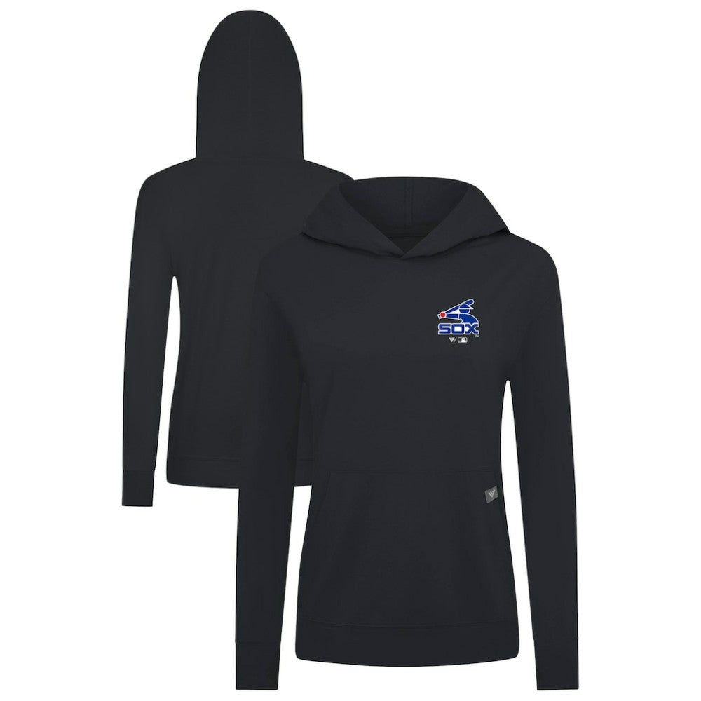 Chicago White Sox Levelwear Women's Cooperstown Collection Relay Core Logo Pullover Hoodie Sale