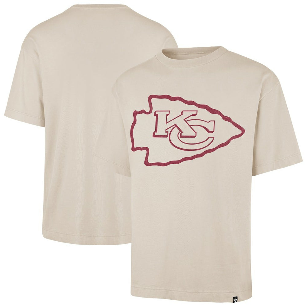 Kansas City Chiefs '47 Bouldering Imprint Ravine Foundation T-Shirt Tan - 47 brand