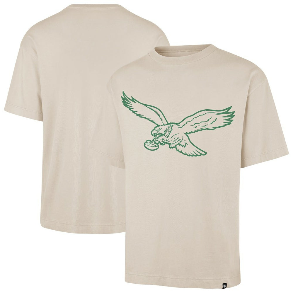 Philadelphia Eagles '47 Bouldering Imprint Ravine Foundation Throwback T-Shirt Tan - 47 brand