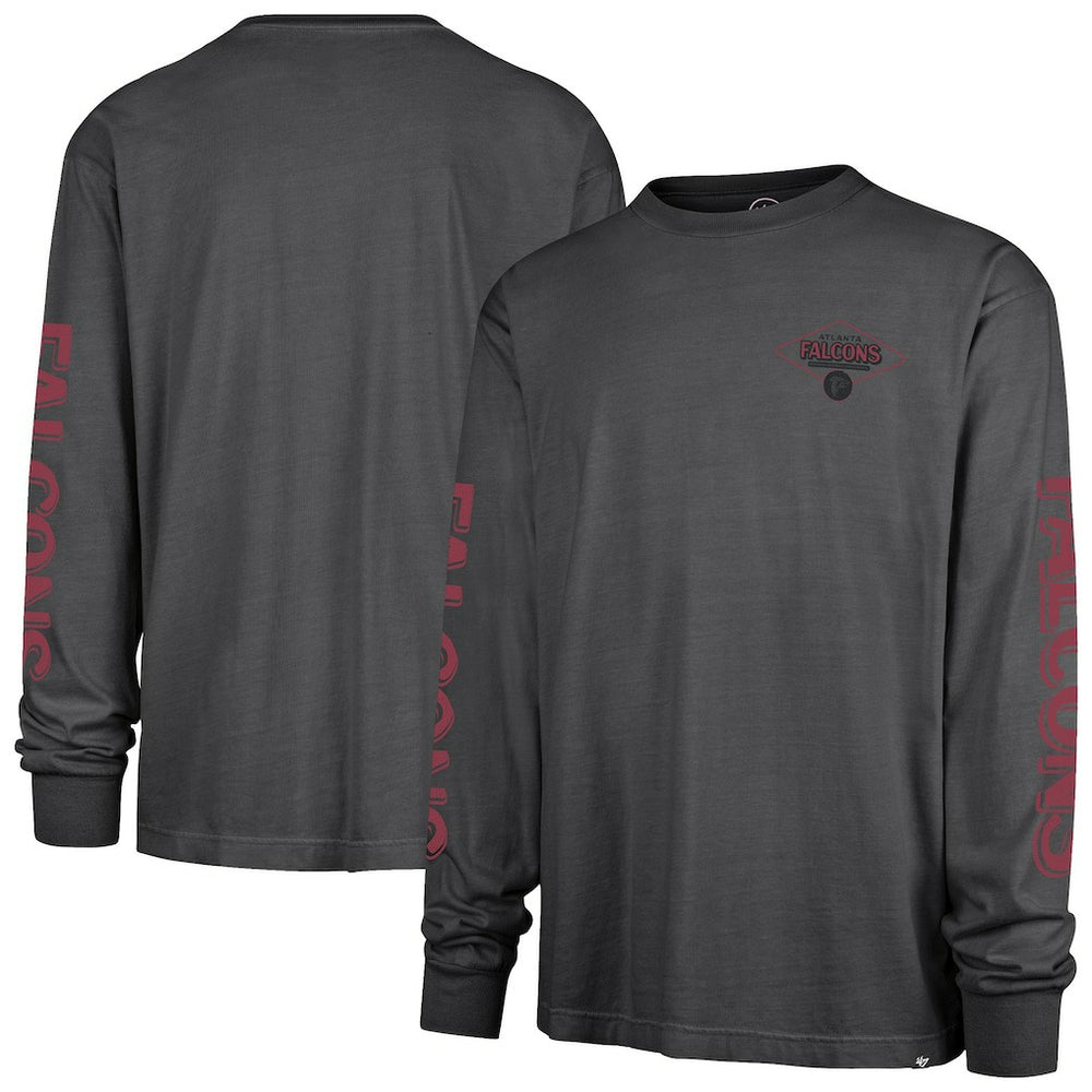 Atlanta Falcons '47 Cairn Ravine Foundation Long Sleeve T-Shirt Black - 47 brand