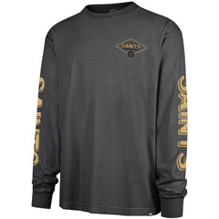 New Orleans Saints '47 Cairn Ravine Foundation Long Sleeve T-Shirt Black - 47 brand