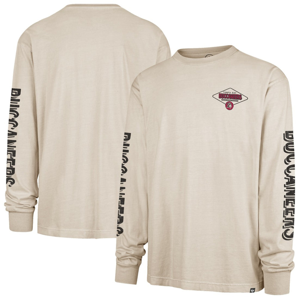 Tampa Bay Buccaneers '47 Cairn Ravine Foundation Throwback Long Sleeve T-Shirt Tan - 47 brand
