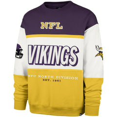Minnesota Vikings '47 Breeze Maximalist Sweatshirt Purple/Gold - 47 brand