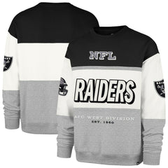 Las Vegas Raiders '47 Breeze Maximalist Sweatshirt Black/Gray - 47 brand