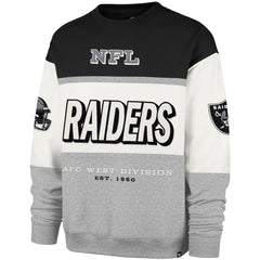 Las Vegas Raiders '47 Breeze Maximalist Sweatshirt Black/Gray - 47 brand