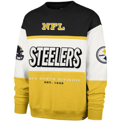 Pittsburgh Steelers '47 Breeze Maximalist Sweatshirt Black/Gold - 47 brand