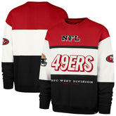 San Francisco 49ers '47 Breeze Maximalist Sweatshirt Scarlet/Black - 47 brand