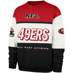 San Francisco 49ers '47 Breeze Maximalist Sweatshirt Scarlet/Black - 47 brand