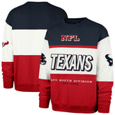 Houston Texans '47 Breeze Maximalist Sweatshirt Navy/Red - 47 brand