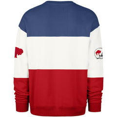 Buffalo Bills '47 Throwback Breeze Maximalist Sweatshirt Royal/Red - 47 brand