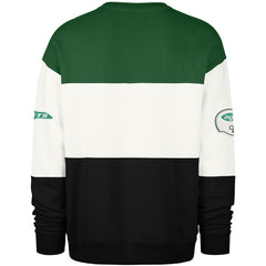 New York Jets '47 Throwback Breeze Maximalist Sweatshirt Kelly Green/Black - 47 brand