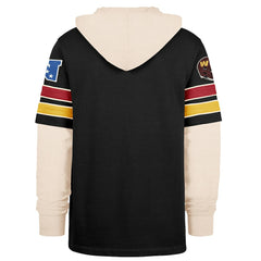 Washington Commanders '47 Split Zone Cornerback Duo Hoodie Black - 47 brand