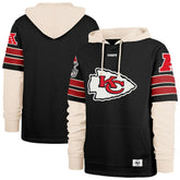 Kansas City Chiefs '47 Split Zone Cornerback Duo Hoodie Black - 47 brand