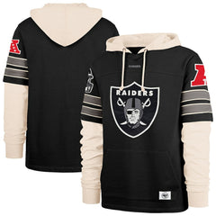 Las Vegas Raiders '47 Split Zone Cornerback Duo Hoodie Black - 47 brand