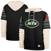 New York Jets '47 Split Zone Cornerback Duo Hoodie Black - 47 brand