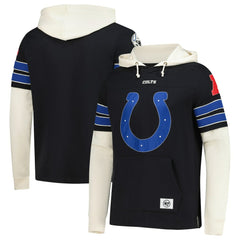 Indianapolis Colts '47 Split Zone Cornerback Duo Hoodie Black - 47 brand