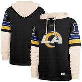 Los Angeles Rams '47 Split Zone Cornerback Duo Hoodie Black - 47 brand