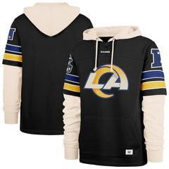 Los Angeles Rams '47 Split Zone Cornerback Duo Hoodie Black - 47 brand