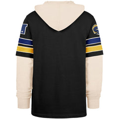 Los Angeles Rams '47 Split Zone Cornerback Duo Hoodie Black - 47 brand