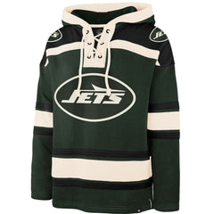 New York Jets '47 Men's Superior Lacer Hoodie Dark Green - 47 brand