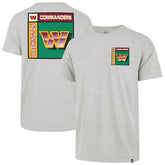 Washington Commanders '47 Chrome Plate Franklin T-Shirt Gray - 47 brand