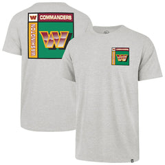 Washington Commanders '47 Chrome Plate Franklin T-Shirt Gray - 47 brand