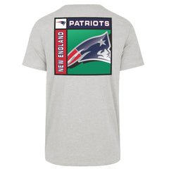 New England Patriots '47 Chrome Plate Franklin T-Shirt Gray - 47 brand