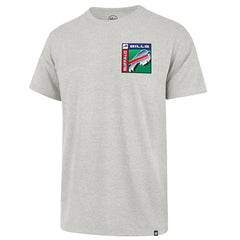 Buffalo Bills '47 Chrome Plate Franklin T-Shirt Gray - 47 brand