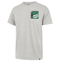 New York Jets '47 Chrome Plate Franklin T-Shirt Gray - 47 brand