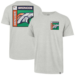 Denver Broncos '47 Chrome Plate Franklin T-Shirt Gray - 47 brand