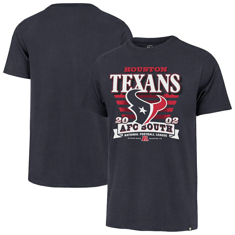 Houston Texans '47 Stripe Splash Franklin T-Shirt Navy - 47 brand