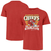 Kansas City Chiefs '47 Stripe Splash Franklin T-Shirt Red - 47 brand