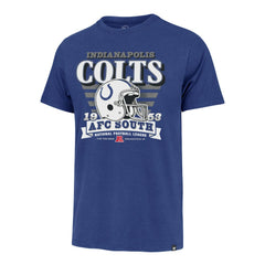 Indianapolis Colts '47 Stripe Splash Franklin Throwback T-Shirt Royal - 47 brand