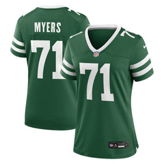 Josh Myers New York Jets Women's Game Jersey Legacy Green - Nike
